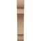 Ekena Millwork 3"W x 6"D x 18"H Thin New Brighton Rough Cedar Woodgrain TimberThane Corbel, Primed Tan CORUR03X06X18NEBRCPR - alternate 4
